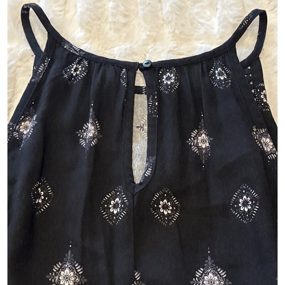 Mudd High Neck Ball Trim Swing Dress Mini/Knee Length 100% Rayon Junior Sz M-NWT - Picture 16 of 16